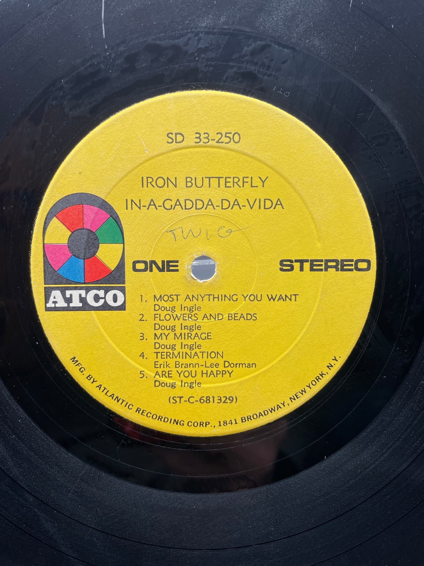 Iron Butterfly: In-A-Gadda-Da-Vida Vinyl LP (Clearance)