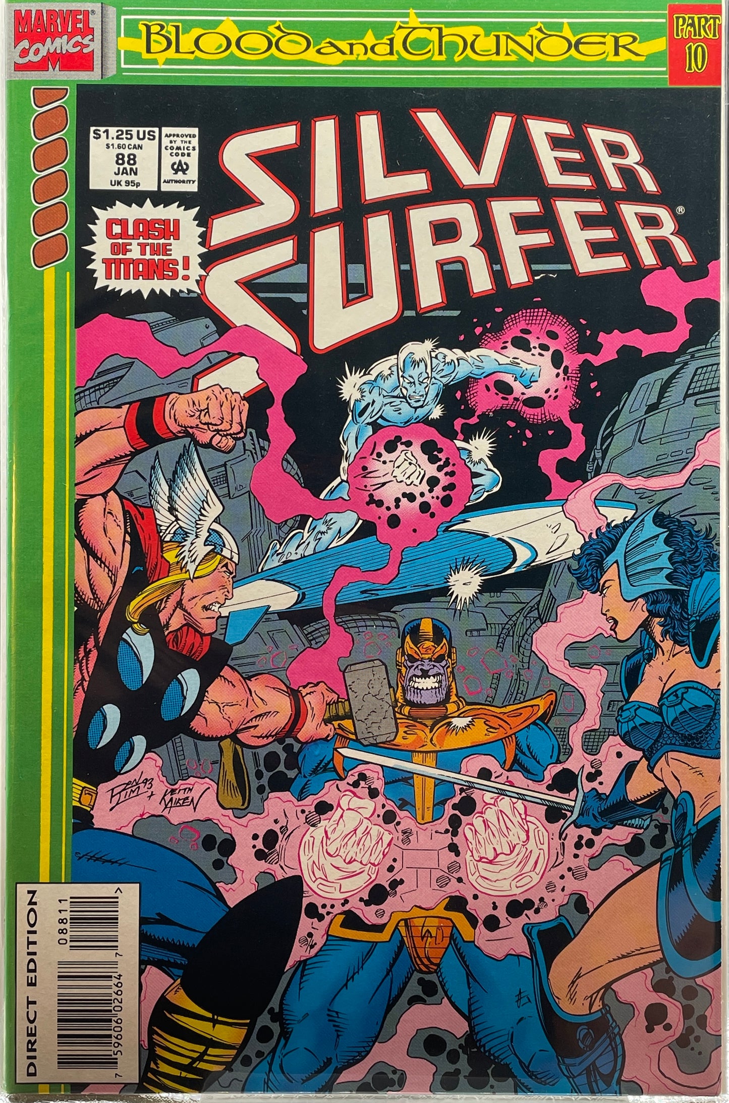 Silver Surfer #88 "Blood and Thunder" part 10 (Direct Edition)