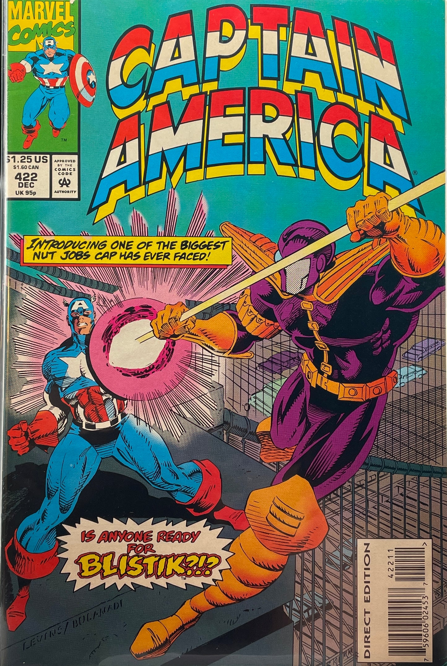 Captain America #422 (Direct Edition) Clearance