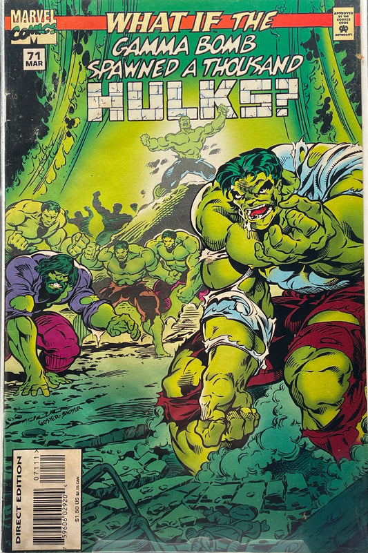 What If? #71: What if the Gamma Bomb spawned a thousand Hulks? (Direct Edition) (Clearance)