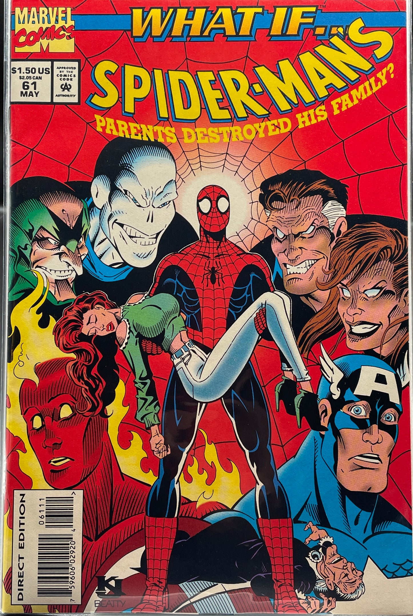 What If? # 61: What if Spider-Man's parents destroyed his family? (Direct Edition)