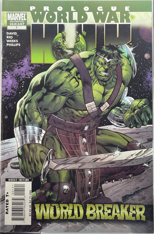 World War Hulk #1 (2nd Print Variant) (Direct Edition) Clearance