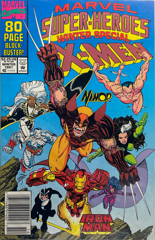 Marvel Super-Heroes Winter Special 1991 feat: X-Men, Namor, and Iron Man (Newsstand Edition)