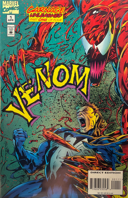 Venom #1 "Carnage Unleashed" part 1 of 4 (Direct Edition)