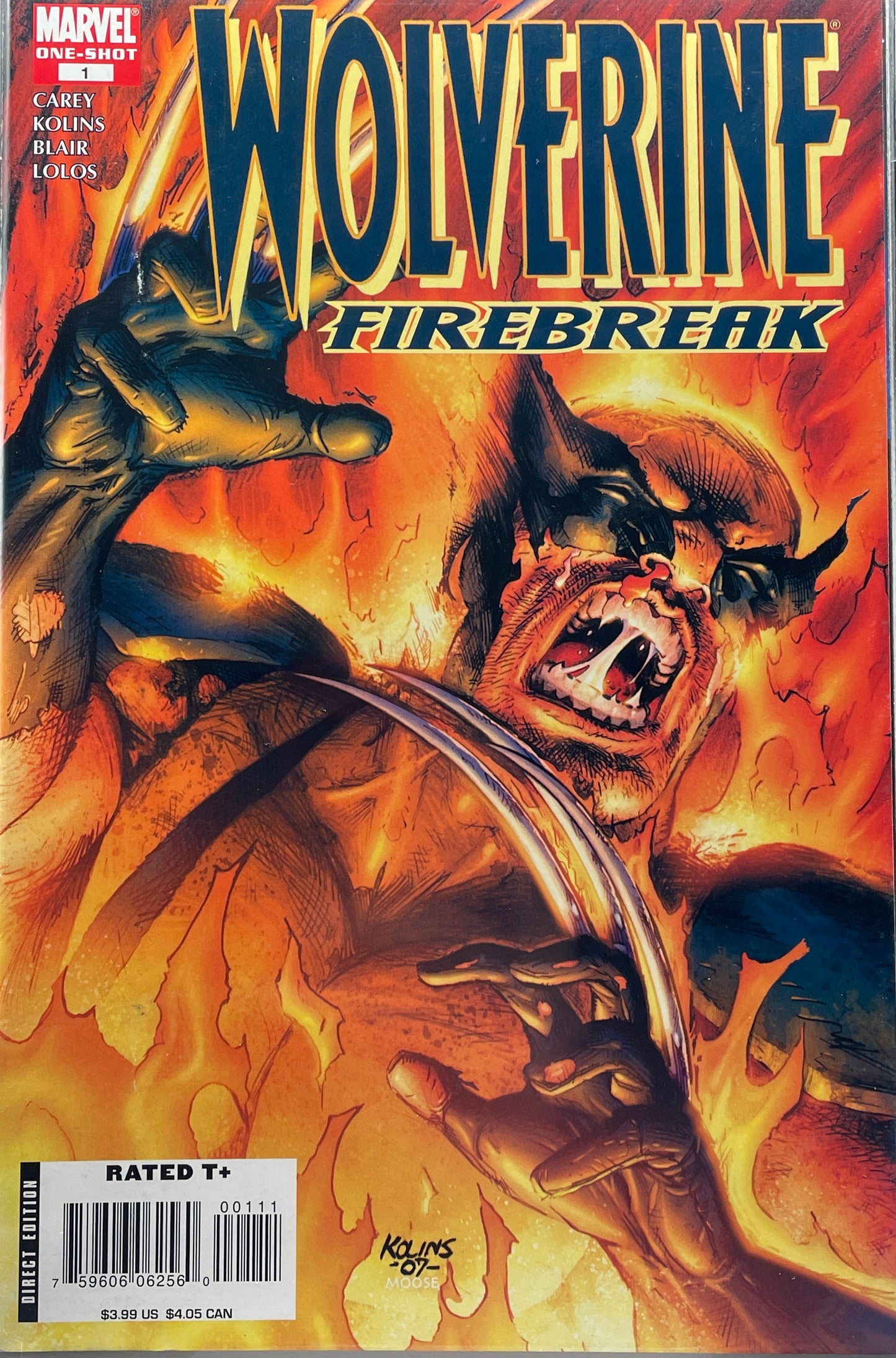 Wolverine: Firebreak #1 (One-Shot) Direct Edition