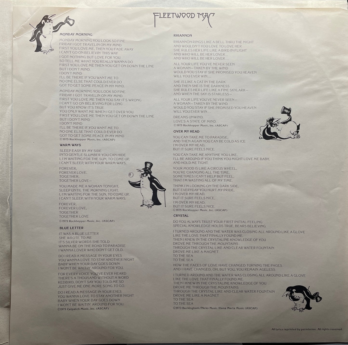 Fleetwood Mac Vinyl LP