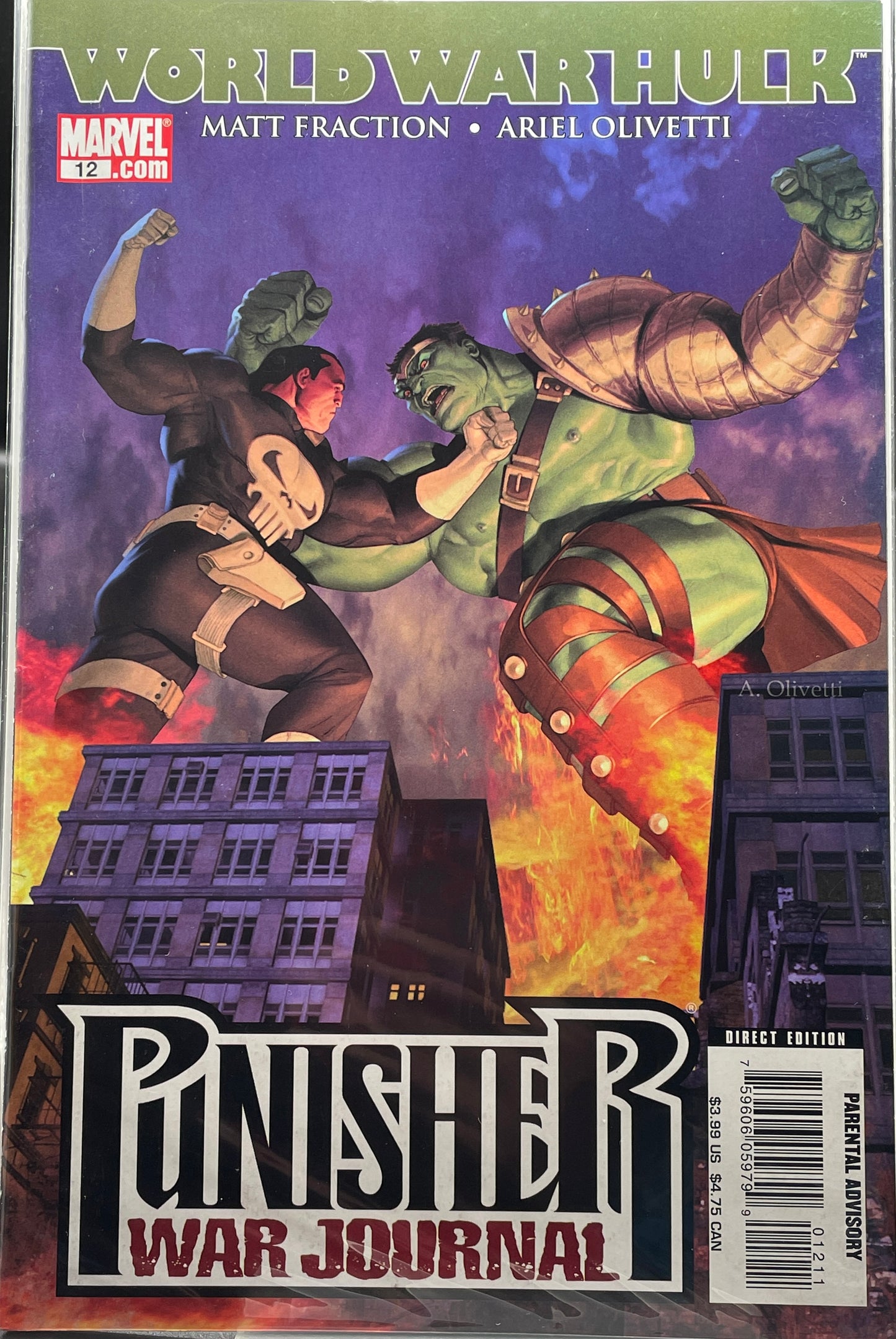 Punisher War Journal #12 (World War Hulk) (Direct Edition)