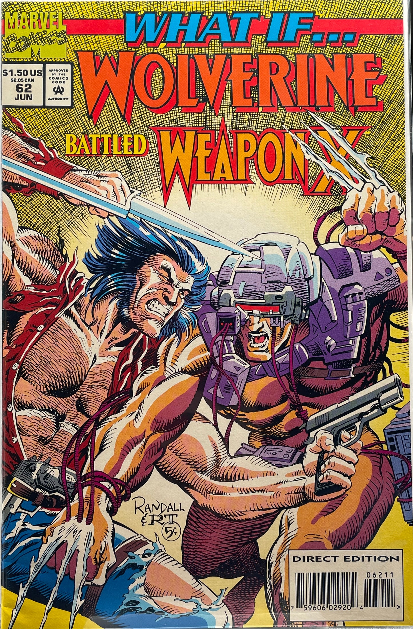 What If? #62: What if Wolverine battled Weapon X? (Direct Edition) (Clearance)