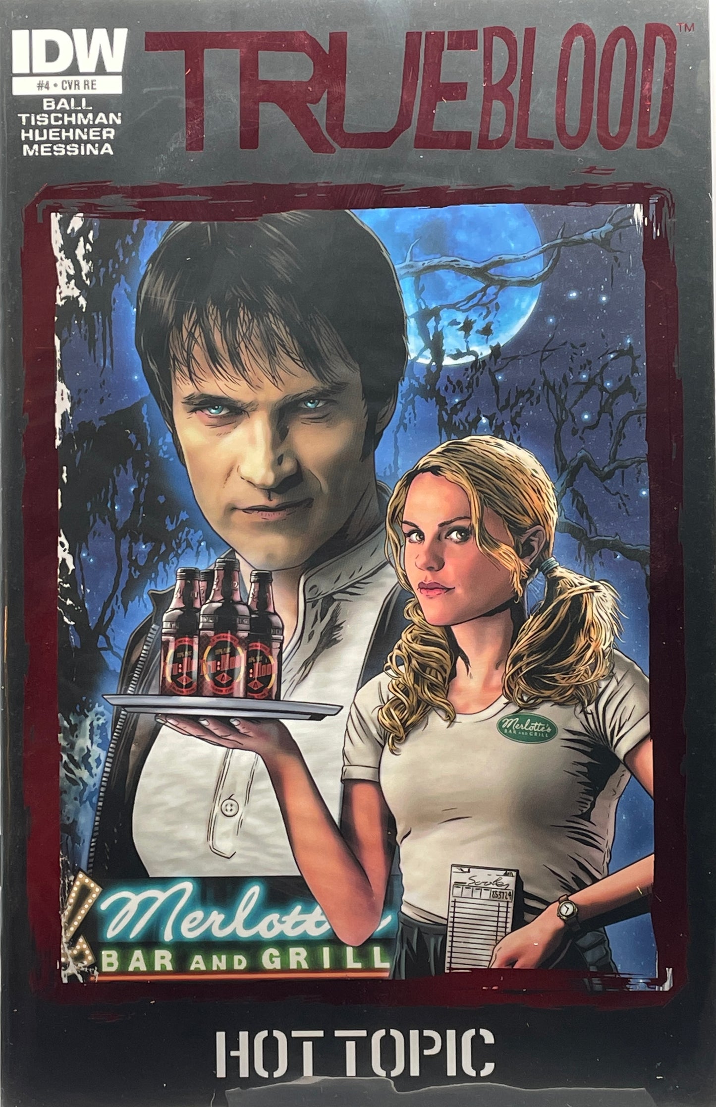 True Blood Comics #4 Cover RE (Hot Topic Red Foil Edition)