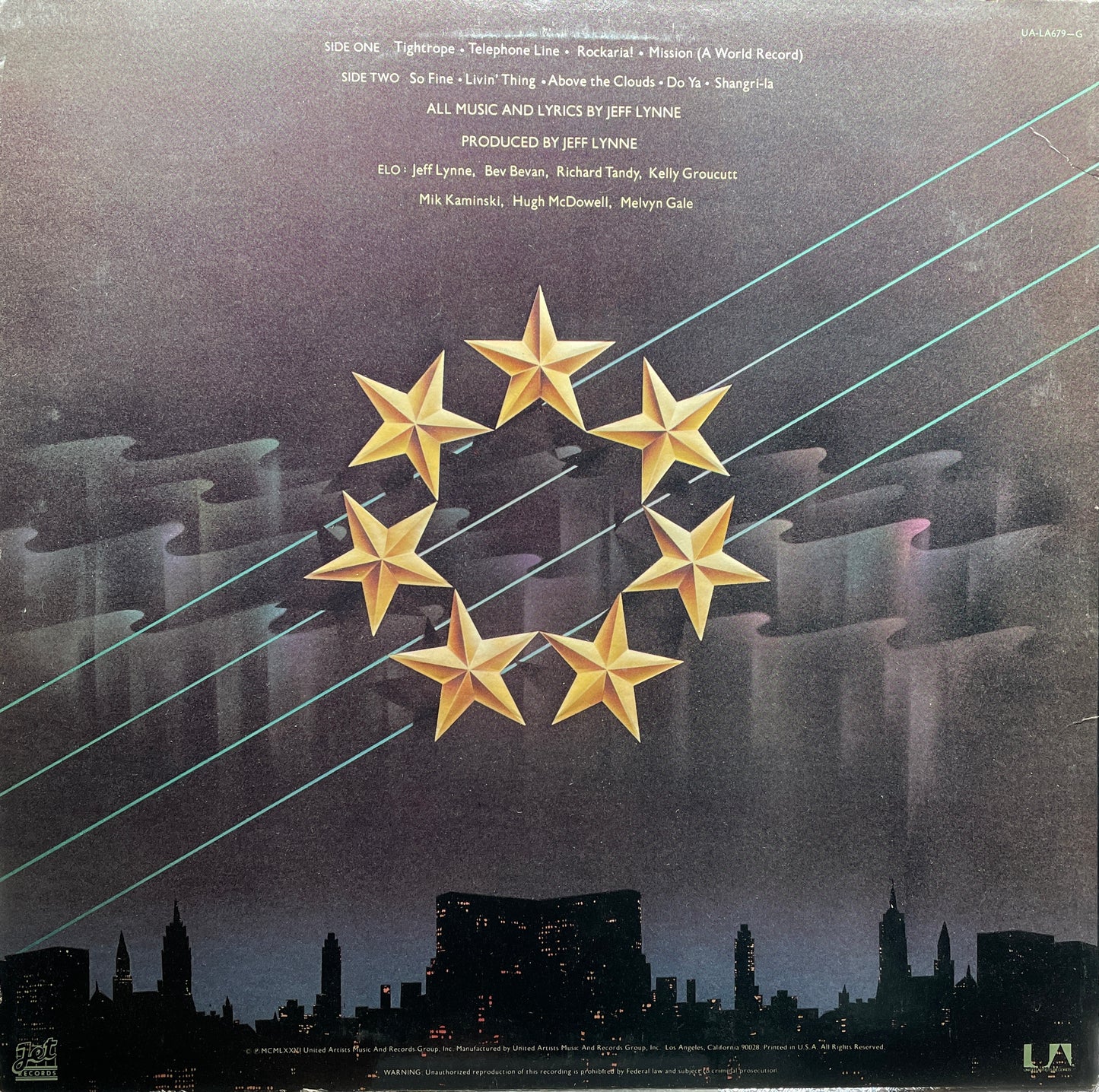 Electric Light Orchestra: A New World Record Vinyl LP