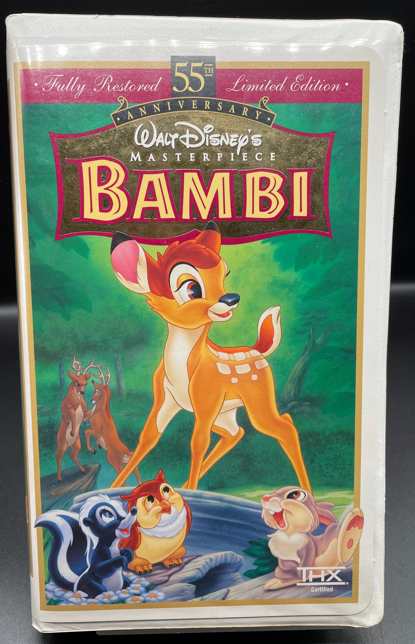 Walt Disney's Masterpiece Bambi 55th Anniversary VHS