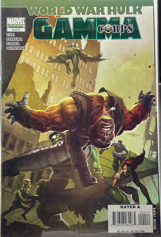 World War Hulk: Gamma Corps #4 of 4 (Direct Edition)