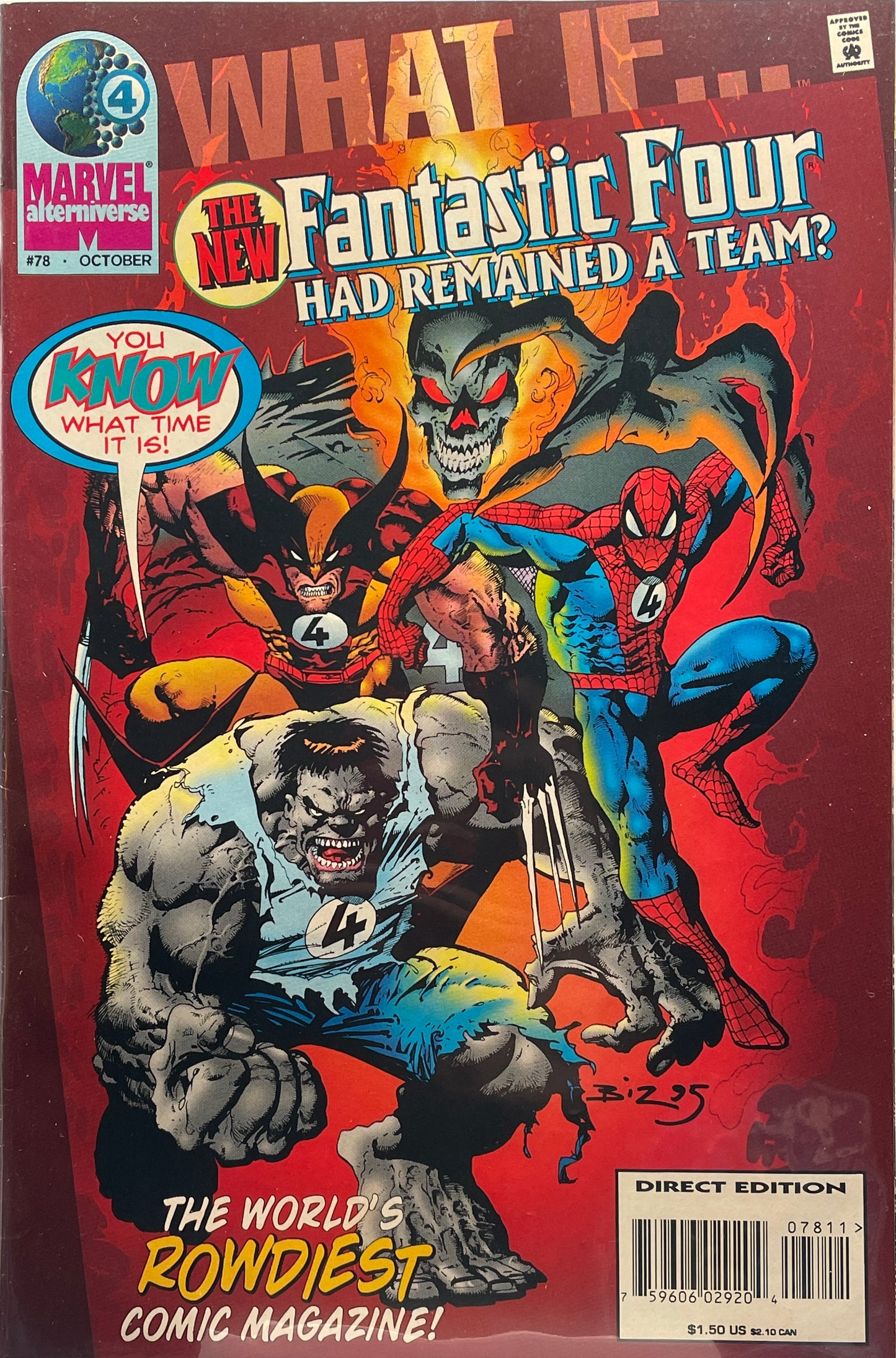 What If? #78: What if The New Fantastic 4 had remained a team? (Direct Edition)