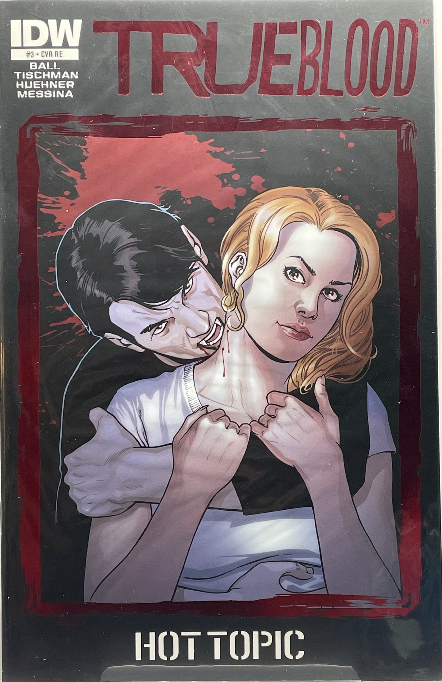 True Blood Comics #3 Cover RE (Hot Topic Red Foil Edition)