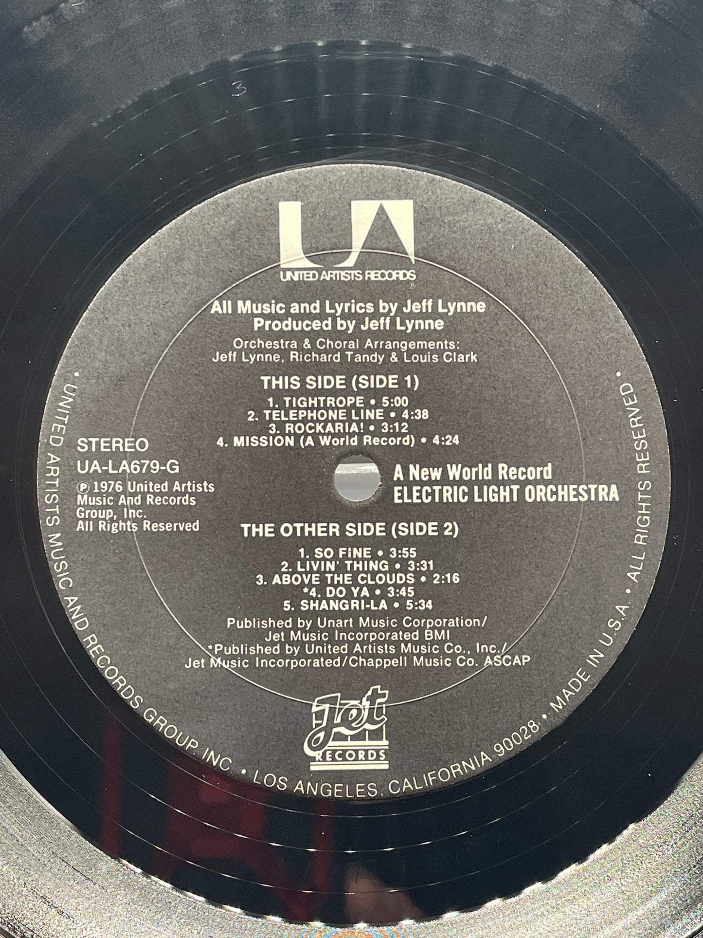 Electric Light Orchestra: A New World Record Vinyl LP