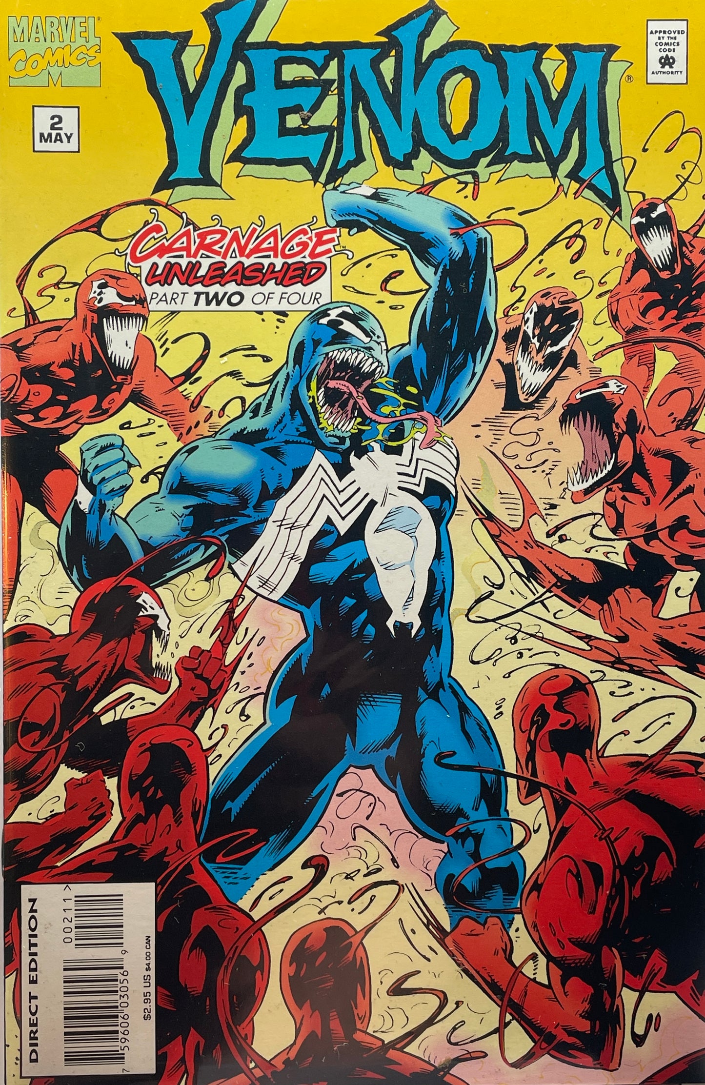 Venom #2 "Carnage Unleashed" part 2 of 4 (Direct Edition)