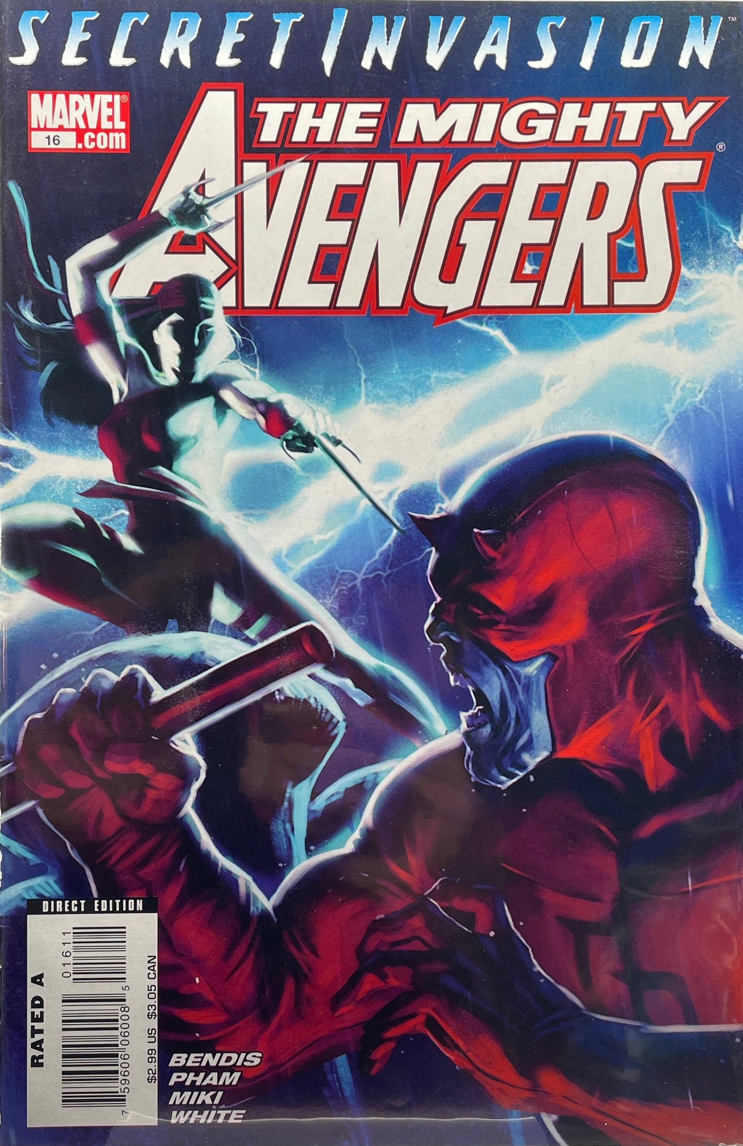 The Mighty Avengers #16 "Secret Invasion" (Direct Edition) (Clearance)