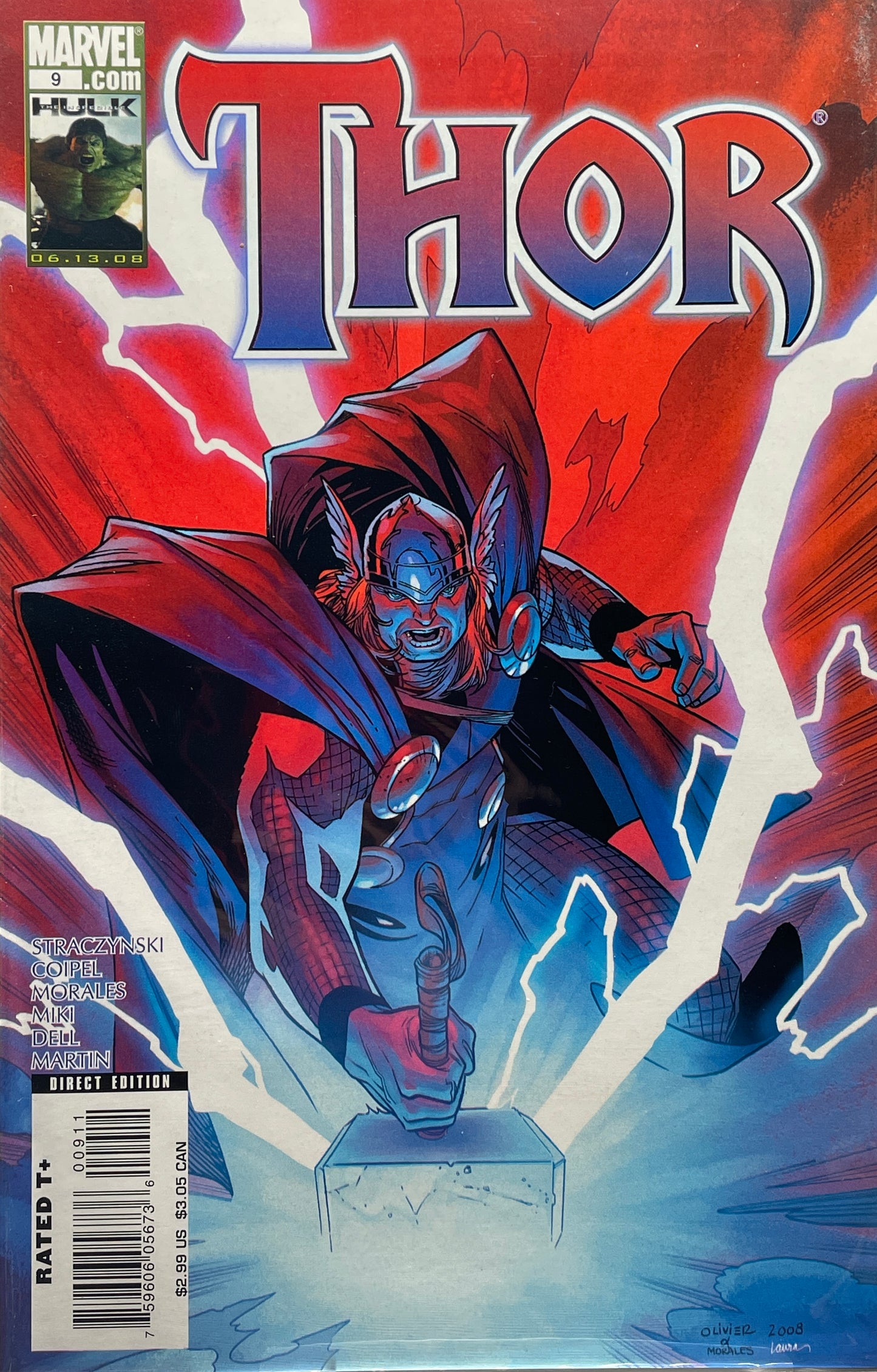 Thor #9 2008 (Direct Edition)