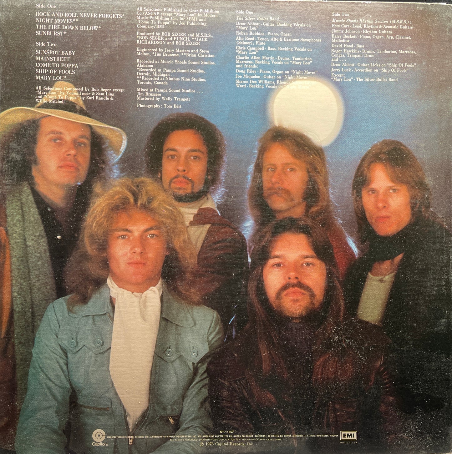 bob seger gear Bob Seger and The Silver Bullet Band: Night Moves Vinyl LP – CaptainPopCulture