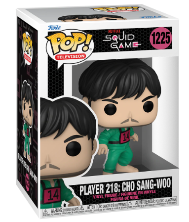 Funko Pop! #1225 Squid Game Player 218: Cho Sang-Woo